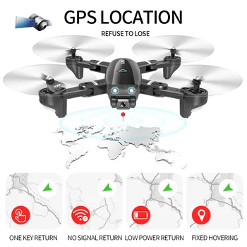 S167 GPS Drone 4k Професионална въздушна фотография Follow Me Стрелба Сгъваем Квадрокоптер С Предотвратяване на Загуба на Камерата Безплатно Връщане