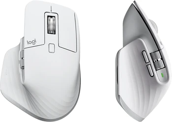 Безжична мишка Logitech MX Master 3S с резолюция от 8000 точки на инч, скрол Колело с автоматично превключване, Актуализация на Безжична геймърска мишка Bluetooth, Офис на Мишката