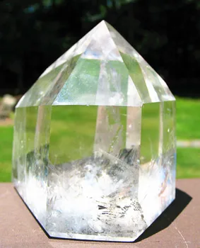 Естествен кварцов кристал crystal бял квадрат точка чакра на рейки мебели от естествен камък и аксесоари за декорация на дома